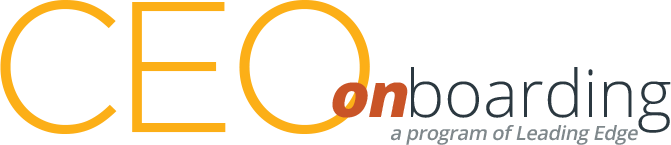 CEO Onboarding: a Program of Leading Edge